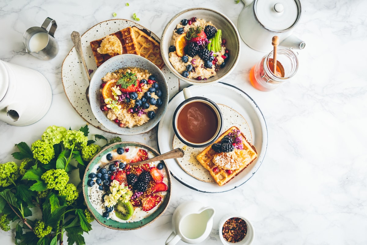 Chia-Pudding mit Kokosmilch und Mango
